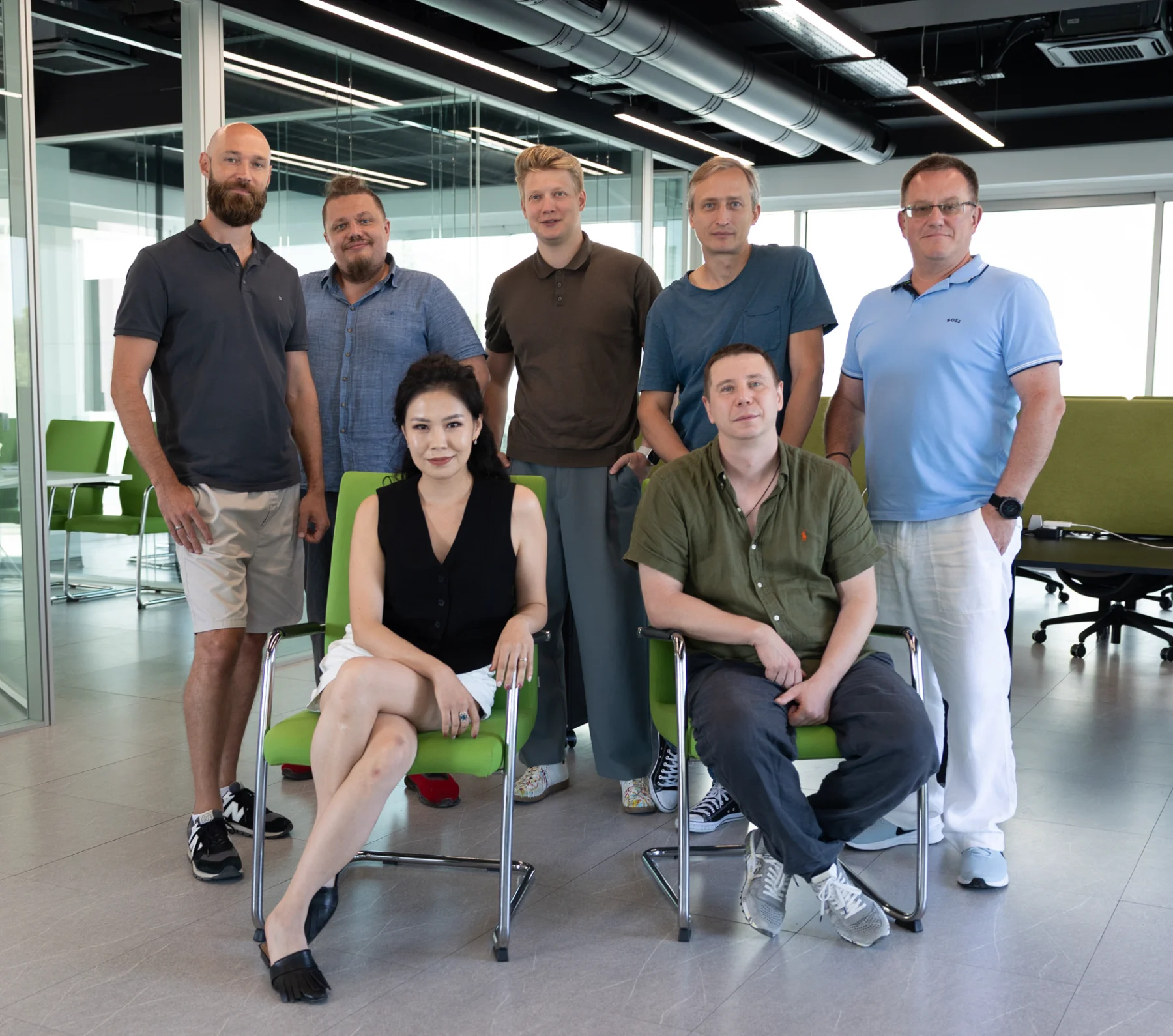 The TOP APP GAMES core team at the Limassol studio